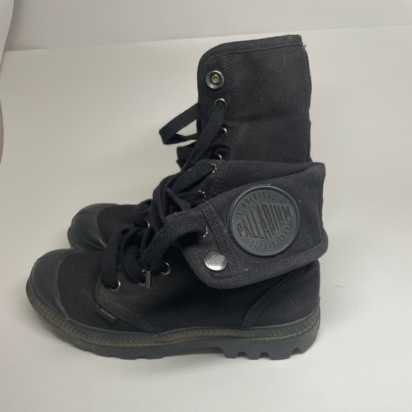 Palladium black high-top sneaker/boot hybrid - Picture 3 of 8